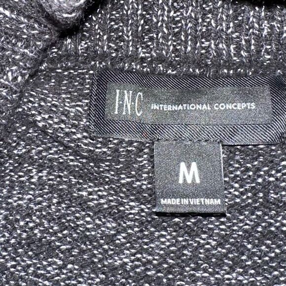 INC International Concepts Womens Marled Knit Pullover Sweater Shawl Collar - Picture 5 of 11